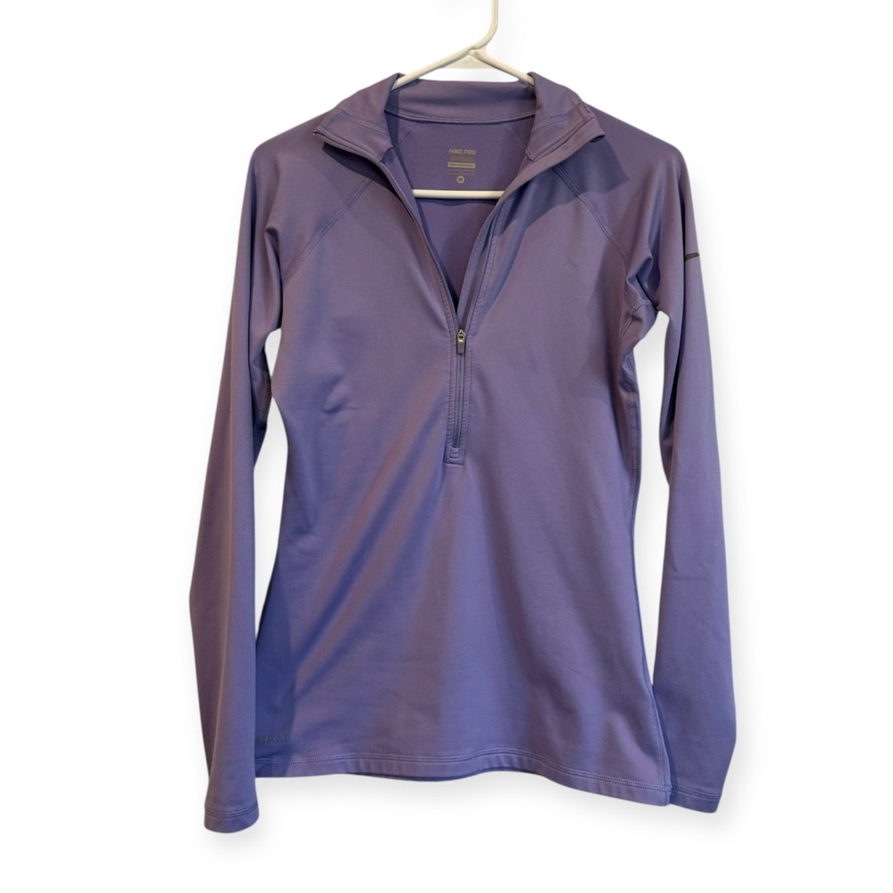 Nike Pro Women's Purple zip up, size M
